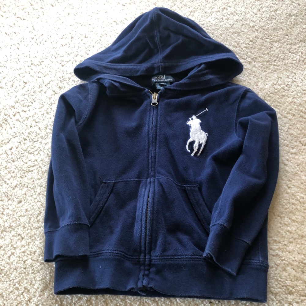 Boys 4T Hooded Polo Ralph Lauren Sweatshirt